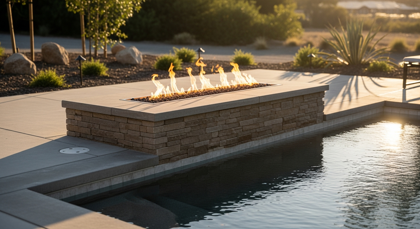 Retaining Wall Fire Pit