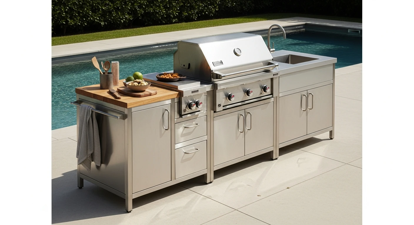 Outdoor Metal Kitchen