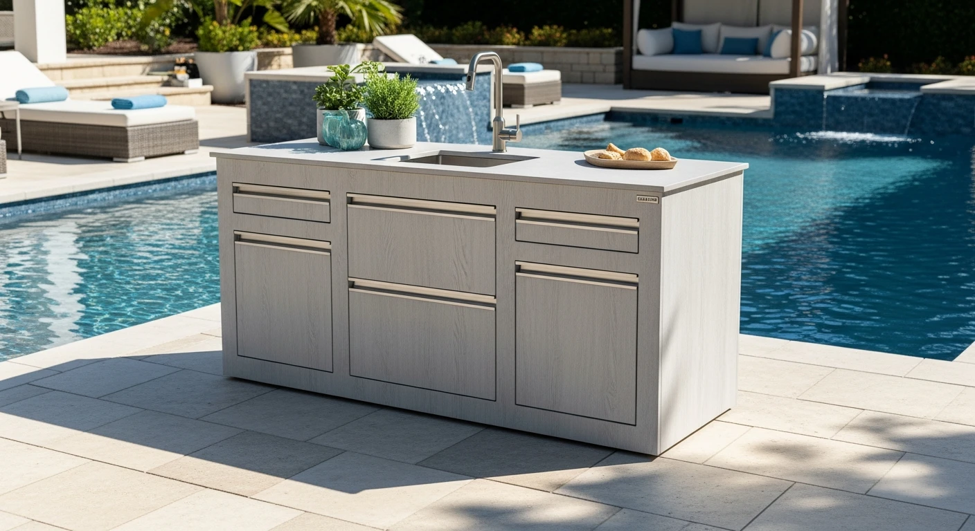 Prefab Outdoor Kitchen Cabinets