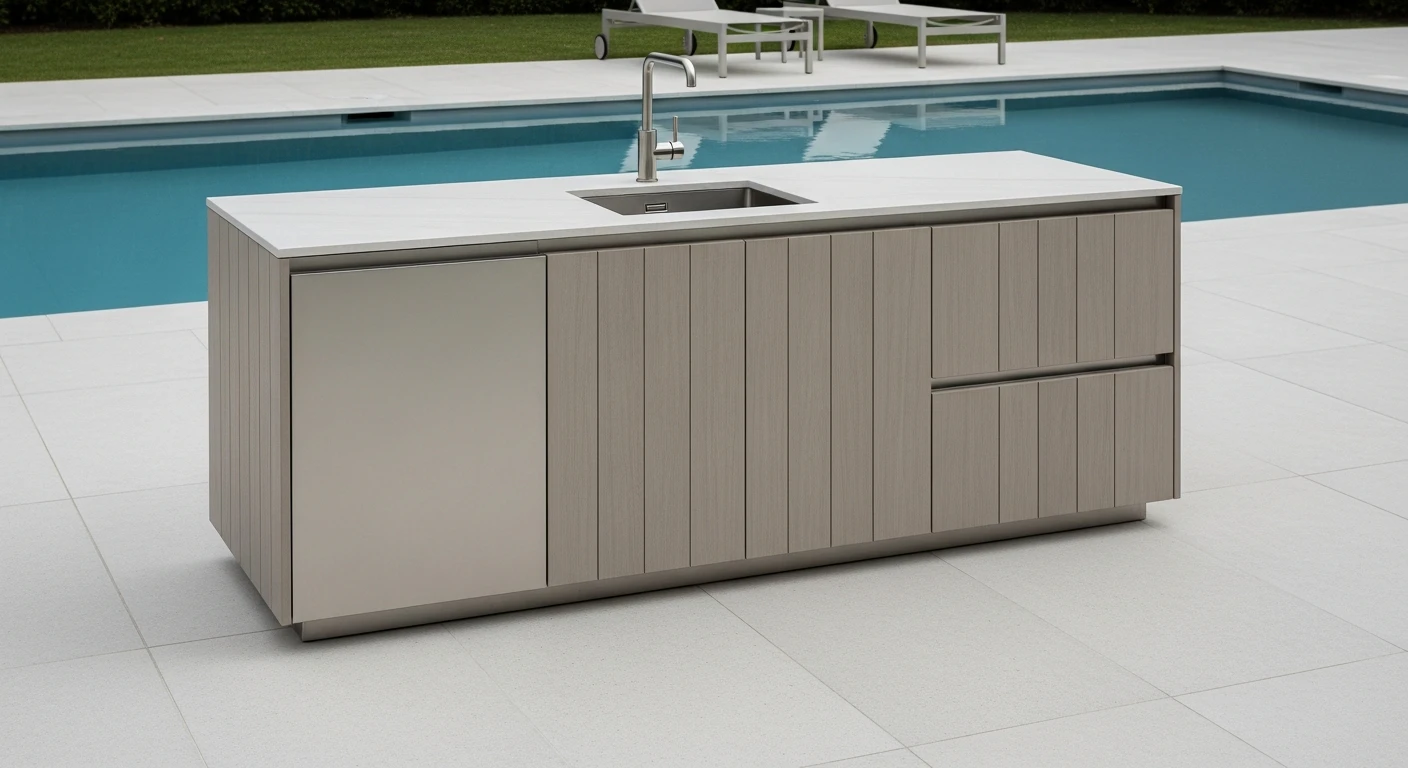 Modern Outdoor Kitchen Cabinets