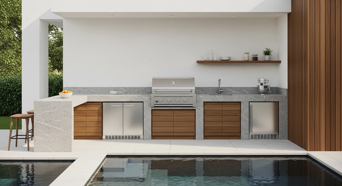 Outdoor Modern Kitchen