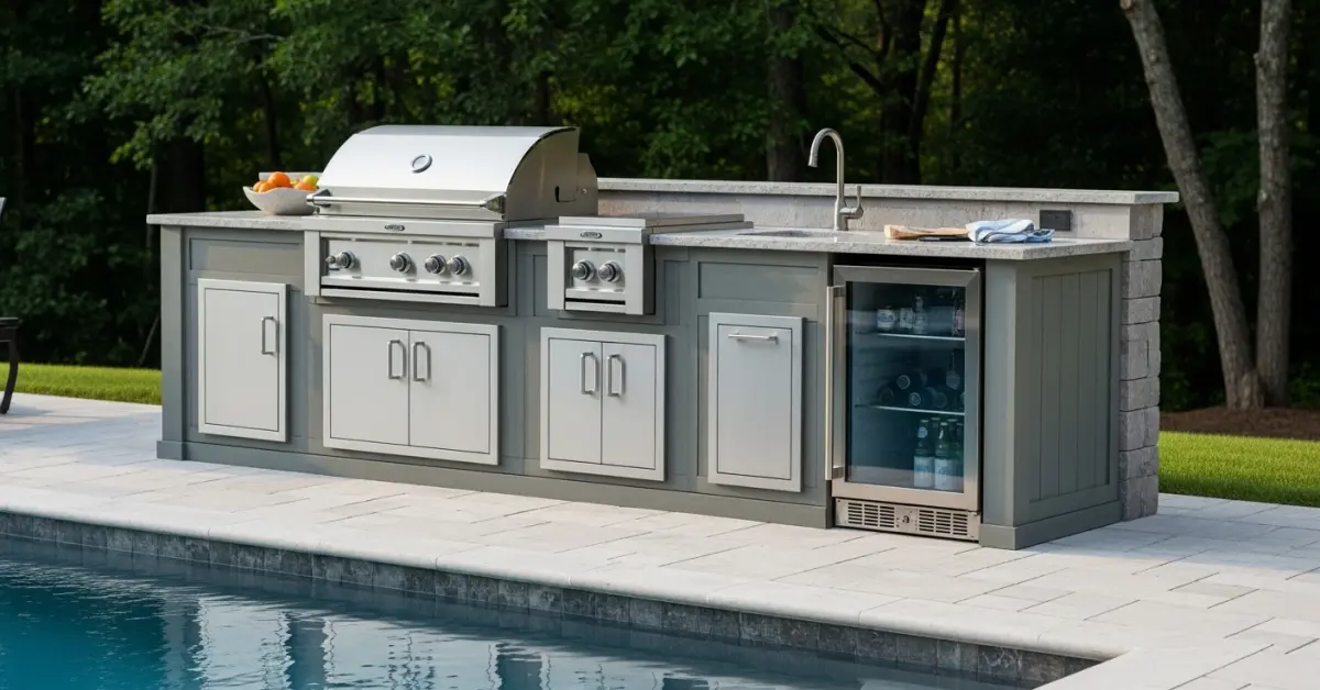Building a high-end outdoor kitchen that withstands Florida's humidity and salt air involves more than just selecting a grill and some ston…