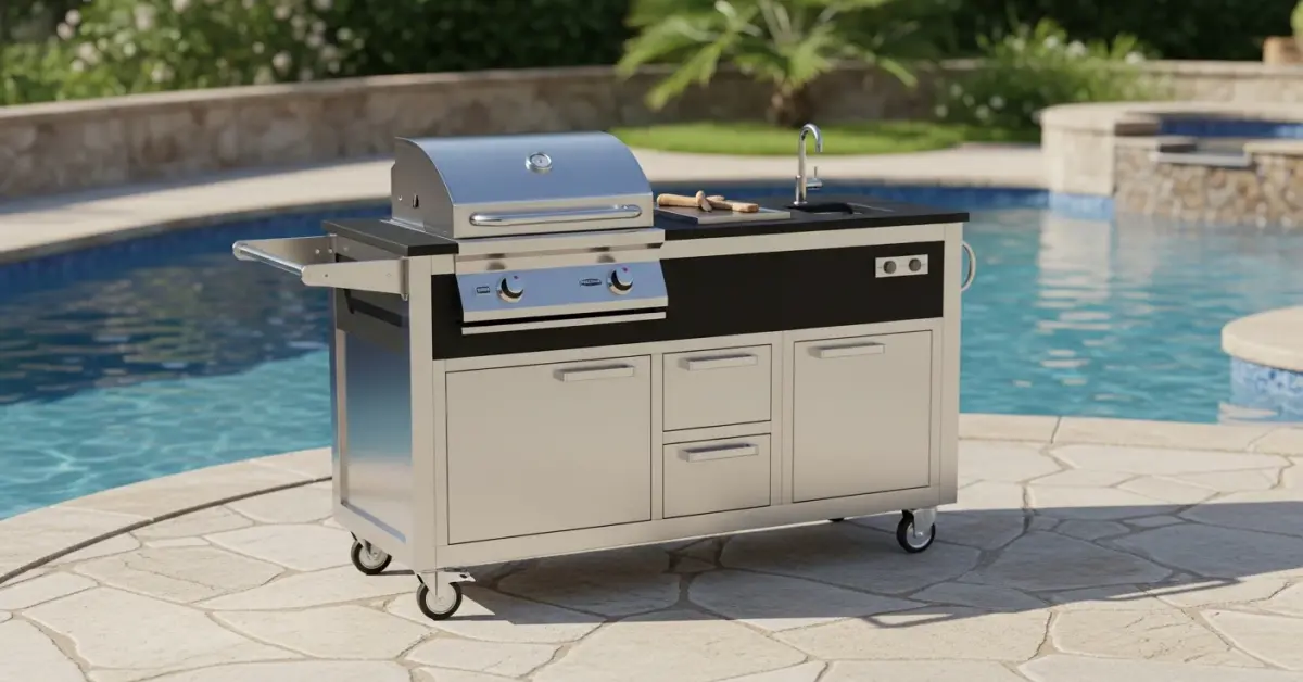 The idea of a full outdoor kitchen often stops homeowners cold when they consider the cost, permits, and permanence of a built-in structure…