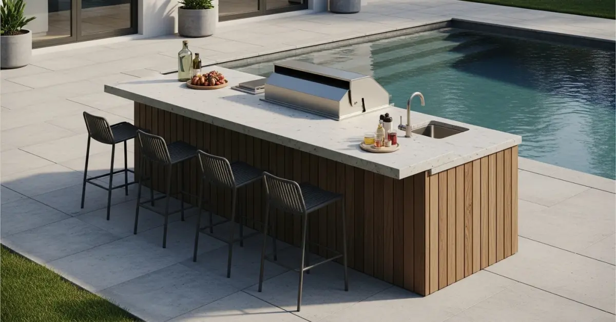 The dream of a gleaming white outdoor kitchen island with a full bar often clashes with the reality of our North Florida climate. High humi…