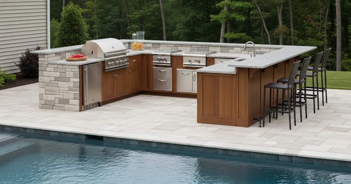 A U-shaped outdoor kitchen with a bar isn't just an upgrade; it's a fundamental change to how you use your property. For homeowners in the…