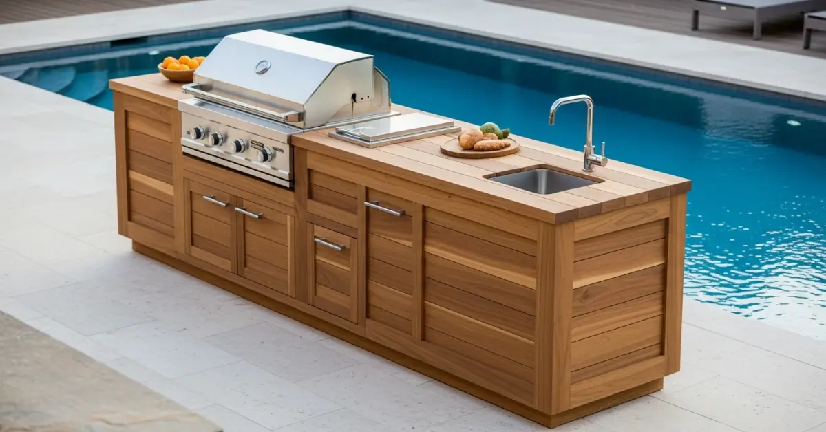 Are you considering the natural warmth of a wood outdoor kitchen, but worried it won't last a single season of Florida humidity? Many homeo…
